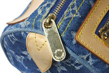 画像をギャラリービューアに読み込む, 極美品 LOUIS VUITTON ルイヴィトン ハンドバッグ ネオスピーディ モノグラムデニム M95019 ゴールド金具 中古 58404
