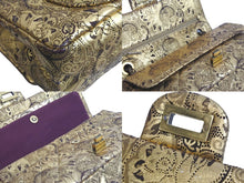 Load image into Gallery viewer, シャネル CHANEL MOSCOW パリ モスクワ 2.55 マトラッセ チェーン ショルダーバッグ 13番台 ゴールド 美品 中古 58405