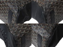 画像をギャラリービューアに読み込む, GOYARD ゴヤール トートバッグ アーディ PM BAE020181 ヘリンボーン柄 ブラック ブラウン シルバー金具 美品 中古 58417
