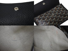 画像をギャラリービューアに読み込む, GOYARD ゴヤール トートバッグ アーディ PM BAE020181 ヘリンボーン柄 ブラック ブラウン シルバー金具 美品 中古 58417
