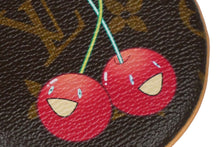 画像をギャラリービューアに読み込む, 極美品 LOUIS VUITTON ルイヴィトン コインケース M95043 ポルトモネ ロン モノグラムチェリー ブラウン ゴールド金具 中古 58421
