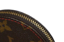 画像をギャラリービューアに読み込む, 極美品 LOUIS VUITTON ルイヴィトン コインケース M95043 ポルトモネ ロン モノグラムチェリー ブラウン ゴールド金具 中古 58421