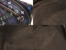 画像をギャラリービューアに読み込む, LOUIS VUITTON ルイヴィトン ポーチ M58034 トゥルース ワピティ モノグラムマルチカラー ブラック ゴールド金具 美品 中古 58422