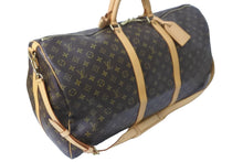 画像をギャラリービューアに読み込む, LOUIS VUITTON ルイヴィトン ボストンバッグ キーポル バンドリエール 60 モノグラム ブラウン M41412 鍵欠品 美品 中古 58448