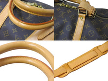 画像をギャラリービューアに読み込む, LOUIS VUITTON ルイヴィトン ボストンバッグ キーポル バンドリエール 60 モノグラム ブラウン M41412 鍵欠品 美品 中古 58448