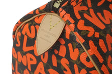 画像をギャラリービューアに読み込む, 新品同様 LOUIS VUITTON ルイヴィトン M93705 スピーディ30 オランジュ モノグラム グラフィティ オレンジ ゴールド金具 中古 58451