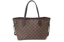 画像をギャラリービューアに読み込む, LOUIS VUITTON ルイヴィトン トートバッグ ネヴァーフルPM ダミエキャンバス エベヌ N51109 ゴールド金具 美品 中古 58457