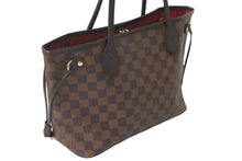 画像をギャラリービューアに読み込む, LOUIS VUITTON ルイヴィトン トートバッグ ネヴァーフルPM ダミエキャンバス エベヌ N51109 ゴールド金具 美品 中古 58457