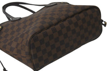 画像をギャラリービューアに読み込む, LOUIS VUITTON ルイヴィトン トートバッグ ネヴァーフルPM ダミエキャンバス エベヌ N51109 ゴールド金具 美品 中古 58457