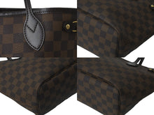 画像をギャラリービューアに読み込む, LOUIS VUITTON ルイヴィトン トートバッグ ネヴァーフルPM ダミエキャンバス エベヌ N51109 ゴールド金具 美品 中古 58457