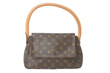Load image into Gallery viewer, LOUIS VUITTON ルイヴィトン ショルダーバッグ ミニルーピング M51147 ブラウン レディース 美品 中古 58473