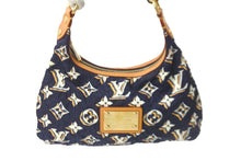 画像をギャラリービューアに読み込む, LOUIS VUITTON ルイヴィトン ビュルPM ハンドバッグ モノグラム M40238 ナイロン ブルーマリーヌ ゴールド金具 美品 中古 58474