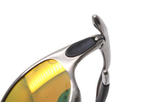 Load image into Gallery viewer, OAKLEY オークリー サングラス ジュリエット ミラーレンズ 金属フレーム ゴム イエロー グリーン シルバー 良品 中古 58494