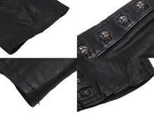 画像をギャラリービューアに読み込む, CHROME HEARTS クロムハーツ パンツ レザーパンツ フレアパンツ クロスボール シルバー925 ブラック サイズ32 美品 中古 58507