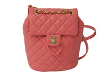 画像をギャラリービューアに読み込む, CHANEL シャネル リュックデイパック マトラッセ バックパック A69964 27番台 ピンク ゴールド金具 美品 中古 58517