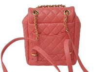 画像をギャラリービューアに読み込む, CHANEL シャネル リュックデイパック マトラッセ バックパック A69964 27番台 ピンク ゴールド金具 美品 中古 58517