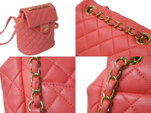 画像をギャラリービューアに読み込む, CHANEL シャネル リュックデイパック マトラッセ バックパック A69964 27番台 ピンク ゴールド金具 美品 中古 58517