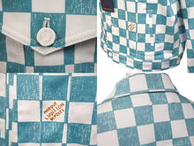 画像をギャラリービューアに読み込む, 新品未使用 LOUIS VUITTON ルイヴィトン デニムジャケット ダミエ RM2129 IM3 HLA20W ホワイト エメラルドグリーン サイズ50 58532