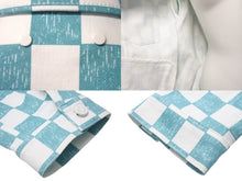 画像をギャラリービューアに読み込む, 新品未使用 LOUIS VUITTON ルイヴィトン デニムジャケット ダミエ RM2129 IM3 HLA20W ホワイト エメラルドグリーン サイズ50 58532