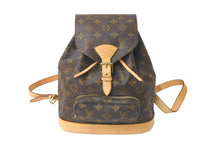 画像をギャラリービューアに読み込む, LOUIS VUITTON ルイヴィトン リュック・デイパック M51136 モンスリMM モノグラム ブラウン ゴールド金具 美品 中古 58540