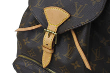 画像をギャラリービューアに読み込む, LOUIS VUITTON ルイヴィトン リュック・デイパック M51136 モンスリMM モノグラム ブラウン ゴールド金具 美品 中古 58540