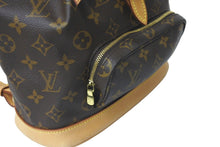 画像をギャラリービューアに読み込む, LOUIS VUITTON ルイヴィトン リュック・デイパック M51136 モンスリMM モノグラム ブラウン ゴールド金具 美品 中古 58540
