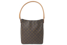 画像をギャラリービューアに読み込む, LOUIS VUITTON ルイヴィトン ショルダーバッグ M51145 モノグラム ルーピング コーティングキャンバス ブラウン 美品 中古 58541