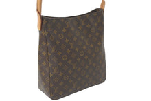 画像をギャラリービューアに読み込む, LOUIS VUITTON ルイヴィトン ショルダーバッグ M51145 モノグラム ルーピング コーティングキャンバス ブラウン 美品 中古 58541