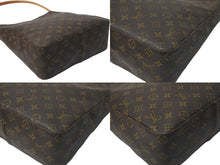 画像をギャラリービューアに読み込む, LOUIS VUITTON ルイヴィトン ショルダーバッグ M51145 モノグラム ルーピング コーティングキャンバス ブラウン 美品 中古 58541