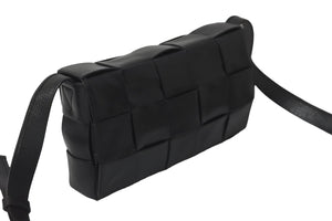 BOTTEGAVENETA ボッテガヴェネタ ショルダーバッグ カセット イントレチャート 737950VB1K08480 シルバー金具 美品 中古 58546