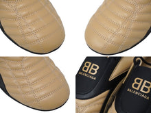 画像をギャラリービューアに読み込む, 新品未使用 BALENCIAGA バレンシアガ ZEN SNEAKER ゼン スニーカー BBロゴ ベージュ ブラック 28.5cm 中古 58560