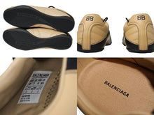 画像をギャラリービューアに読み込む, 新品未使用 BALENCIAGA バレンシアガ ZEN SNEAKER ゼン スニーカー BBロゴ ベージュ ブラック 28.5cm 中古 58560