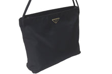 Load image into Gallery viewer, PRADA プラダ トートバッグ B6242 三角ロゴプレート ナイロン ブラック シルバー金具 イタリア製 ユニセックス 美品 中古 58561