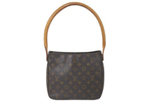 画像をギャラリービューアに読み込む, LOUIS VUITTON ルイヴィトン ハンドバッグ ルーピングMM モノグラムキャンバス M51146 ゴールド金具 美品 中古 58562