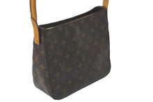 画像をギャラリービューアに読み込む, LOUIS VUITTON ルイヴィトン ハンドバッグ ルーピングMM モノグラムキャンバス M51146 ゴールド金具 美品 中古 58562