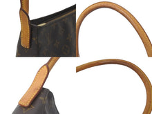 画像をギャラリービューアに読み込む, LOUIS VUITTON ルイヴィトン ハンドバッグ ルーピングMM モノグラムキャンバス M51146 ゴールド金具 美品 中古 58562
