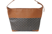 画像をギャラリービューアに読み込む, 極美品 GOYARD ゴヤール ワンショルダーバッグ グレナディン ヘリンボーン レザー PVC ブラウン シルバー金具 中古 58566