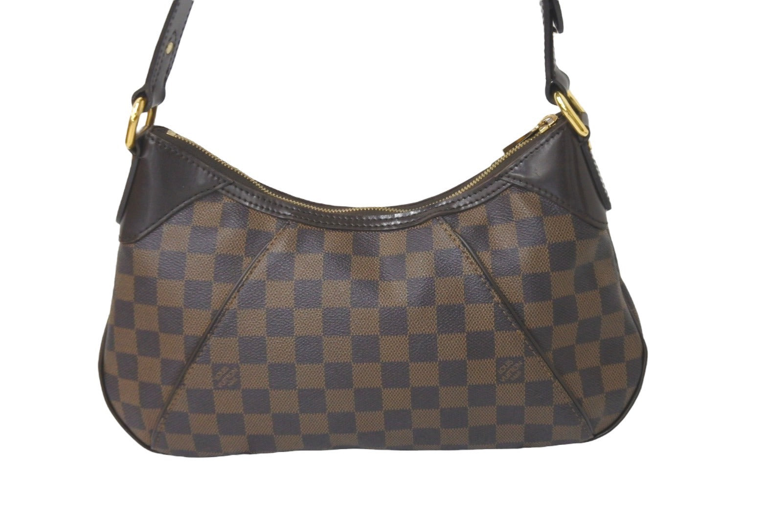 LOUIS VUITTON ルイヴィトン ハンドバッグ ワンショルダーバッグ テムズPM ダミエ・エベヌ N48180 ゴールド金具 美品 中古  58575 – Casanova Vintage