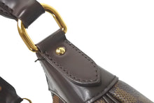 画像をギャラリービューアに読み込む, LOUIS VUITTON ルイヴィトン ハンドバッグ ワンショルダーバッグ テムズPM ダミエ・エベヌ N48180 ゴールド金具 美品 中古 58575