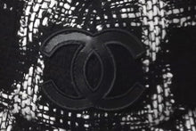 画像をギャラリービューアに読み込む, 新品未使用品 CHANEL シャネル キャップ 帽子 ツイード ココマーク イタリア製 ブラック ホワイト ユニセックス サイズM 中古 58580