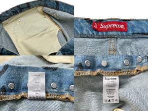 Supreme シュプリーム デニムパンツ supreme Black Ark Regular Jean 20AW ウォッシュ加工 コットン 36 銅金具 美品 中古 58581