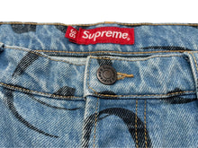 Load image into Gallery viewer, Supreme シュプリーム デニムパンツ supreme Black Ark Regular Jean 20AW ウォッシュ加工 コットン 36 銅金具 美品 中古 58581