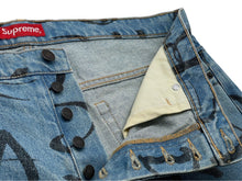 Load image into Gallery viewer, Supreme シュプリーム デニムパンツ supreme Black Ark Regular Jean 20AW ウォッシュ加工 コットン 36 銅金具 美品 中古 58581