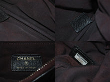 画像をギャラリービューアに読み込む, CHANEL シャネル ポーチ コインケース カードケース マトラッセ キャビアスキン 30番台 ゴールド金具 美品 中古 58608