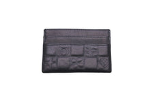 画像をギャラリービューアに読み込む, CHANEL シャネル カードケース アイコンライン 8番台 ココマーク ブラック レザー ゴールド金具 美品 中古 58610