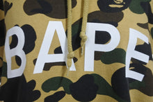 Load image into Gallery viewer, A BATHING APE アベイシングエイプ プルパーカー XL カモフラージュ 001PPE701025X コットン 良品 中古 58614