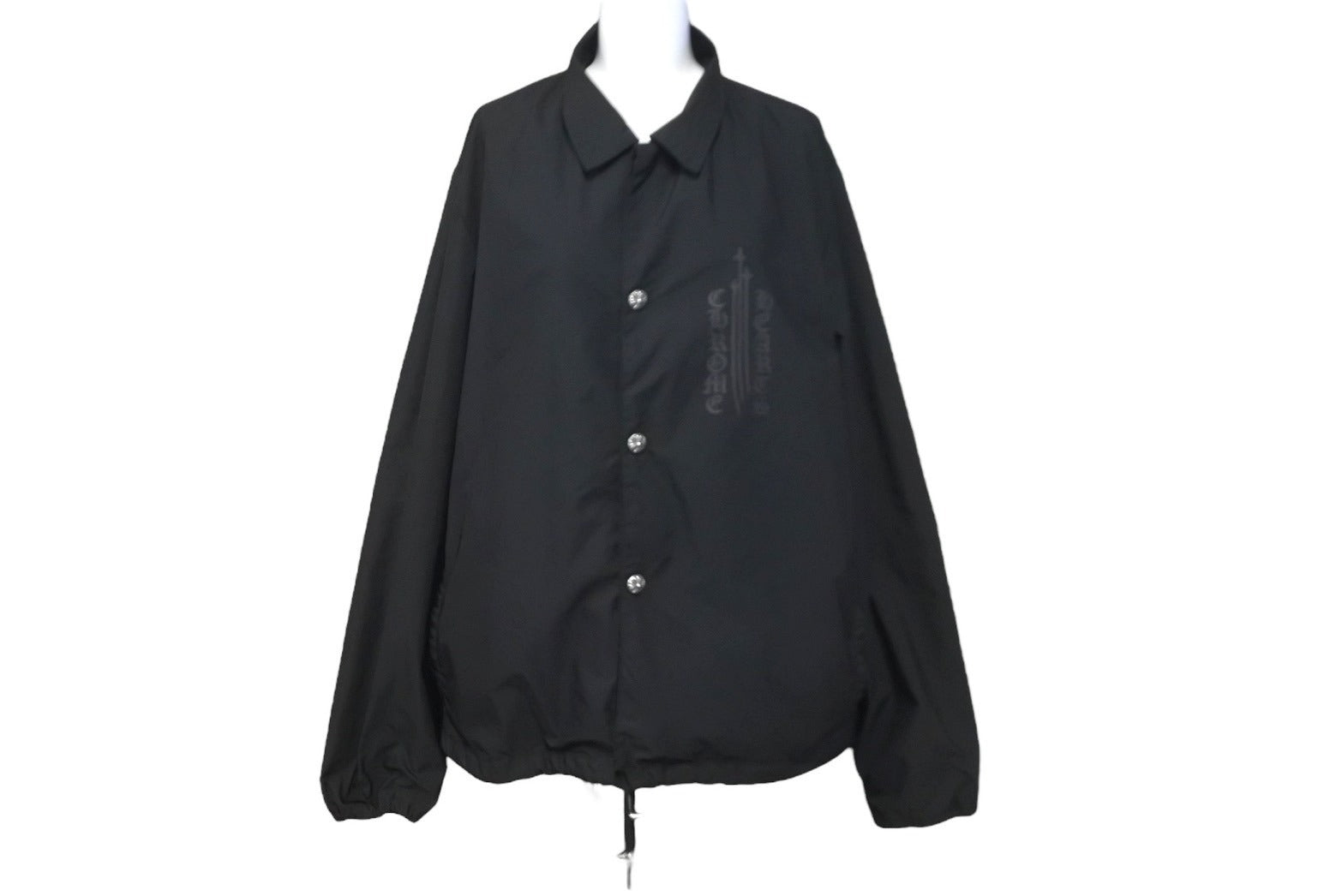 極美品 CHROMEHEARTS クロムハーツ RIGGINS FBRC VJ N ジャケット ブラック コーチジャケット ナイロン  2225-304-6558 XL 中古 58617 – Casanova Vintage