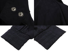 画像をギャラリービューアに読み込む, 極美品 CHROME HEARTS クロムハーツ CHプラス 総柄 ナイロン ジャケット ブラック ロゴ プリント ジップ サイズM 美品 中古 58622