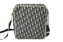 Load image into Gallery viewer, Christian Dior クリスチャンディオール ショルダーバッグ ポシェット No,1 トロッター柄 PVC エナメル ブラック 良品 中古 58635