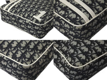 Load image into Gallery viewer, Christian Dior クリスチャンディオール ショルダーバッグ ポシェット No,1 トロッター柄 PVC エナメル ブラック 良品 中古 58635